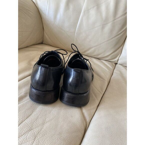 Costume National Shoes Oxford Oxfords Black Leather 8 Lace Up Dress Shoes main image 4